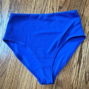 Old Navy High-Waisted Textured Bikini Bottom Size small NWOT